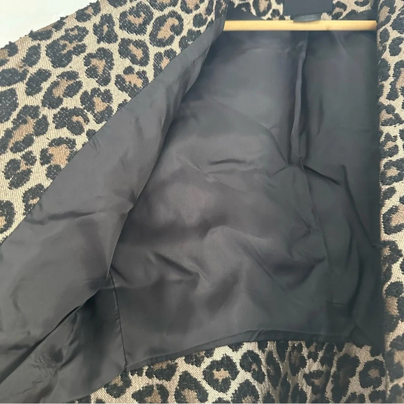 SMYTHE Anytime Leopard Jacquard blazer size: 4 - Picture 4 of 5